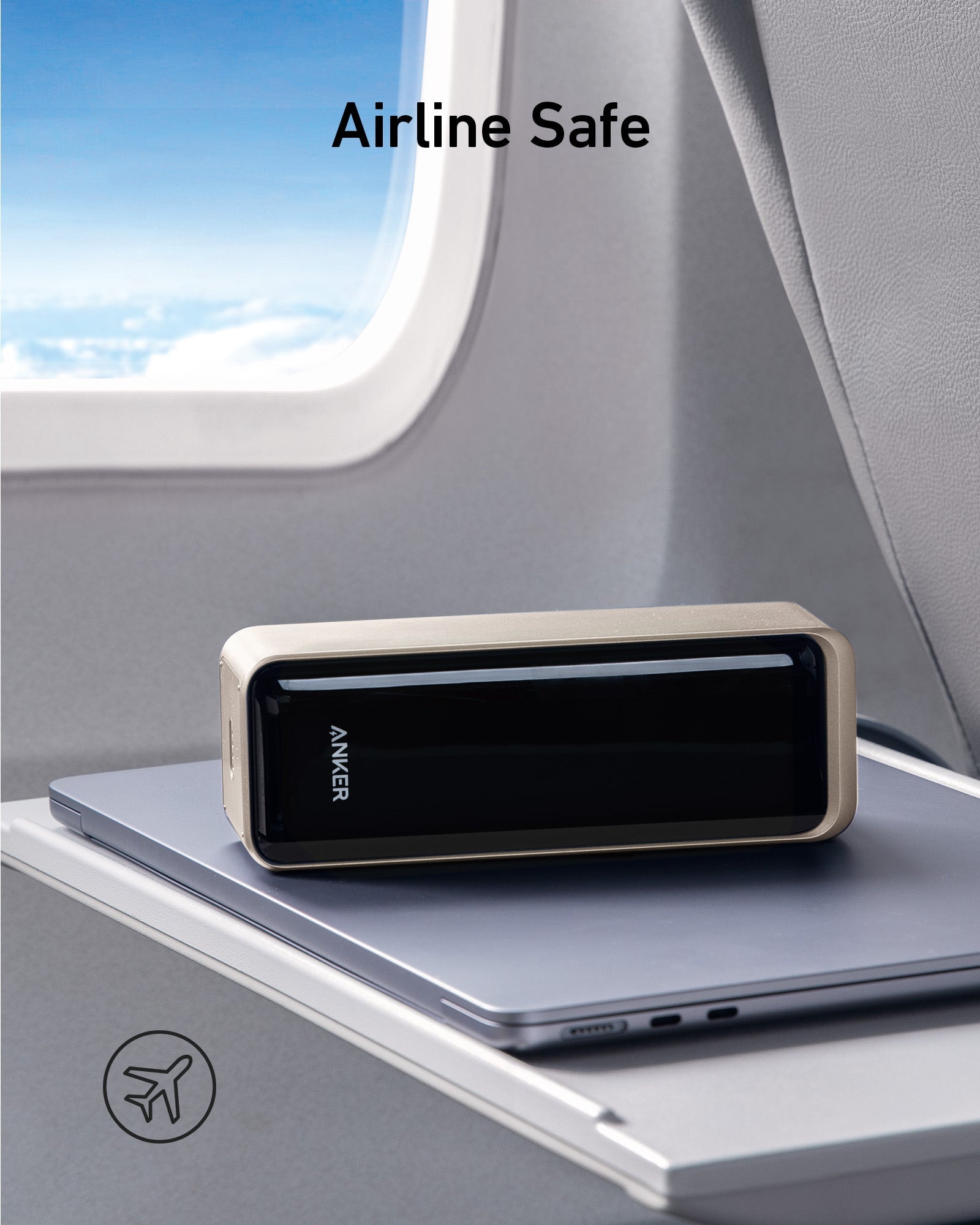 Anker power station with PD 3.1 for airline safe