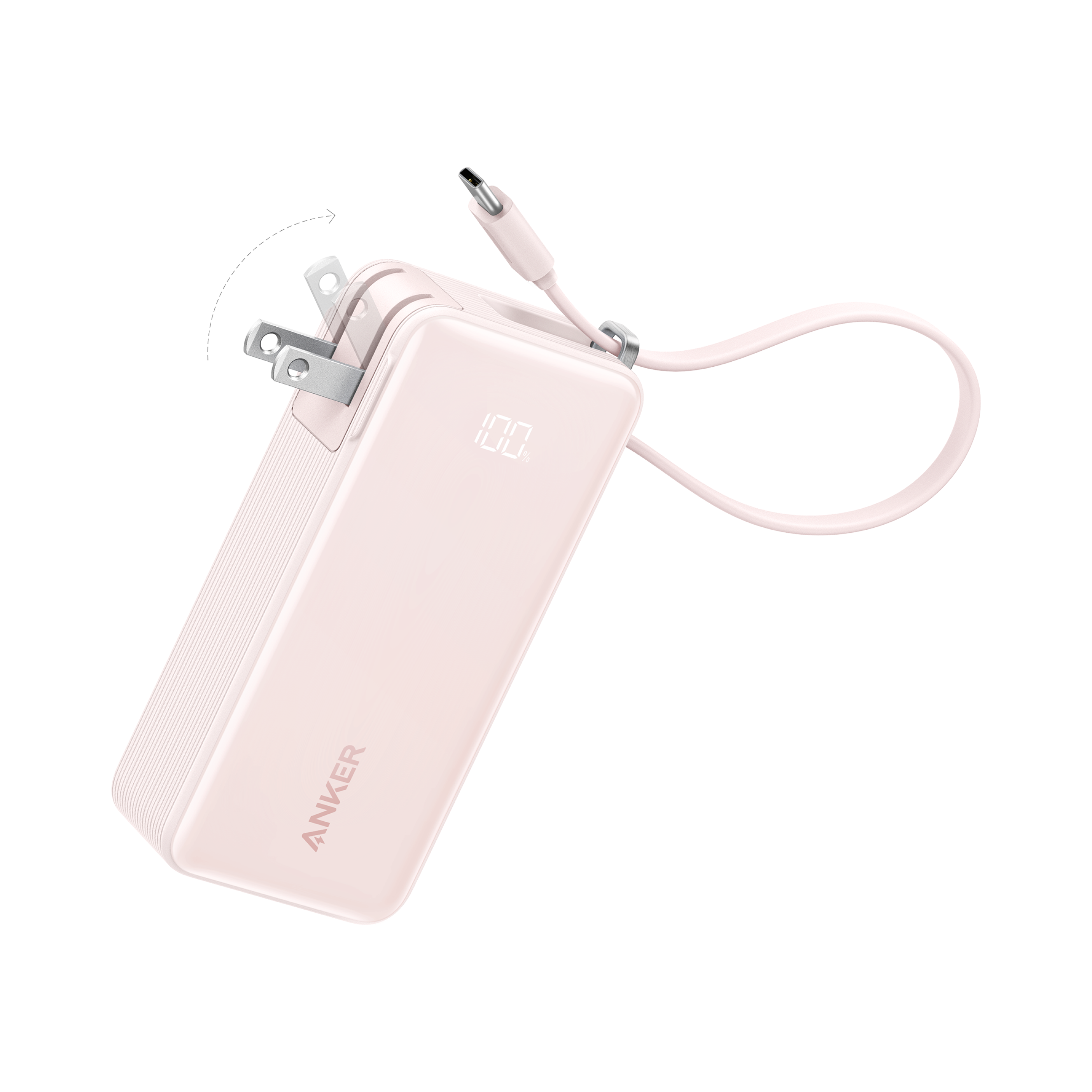 Power Bank (10K, Fusion, Built-In Cable) A3