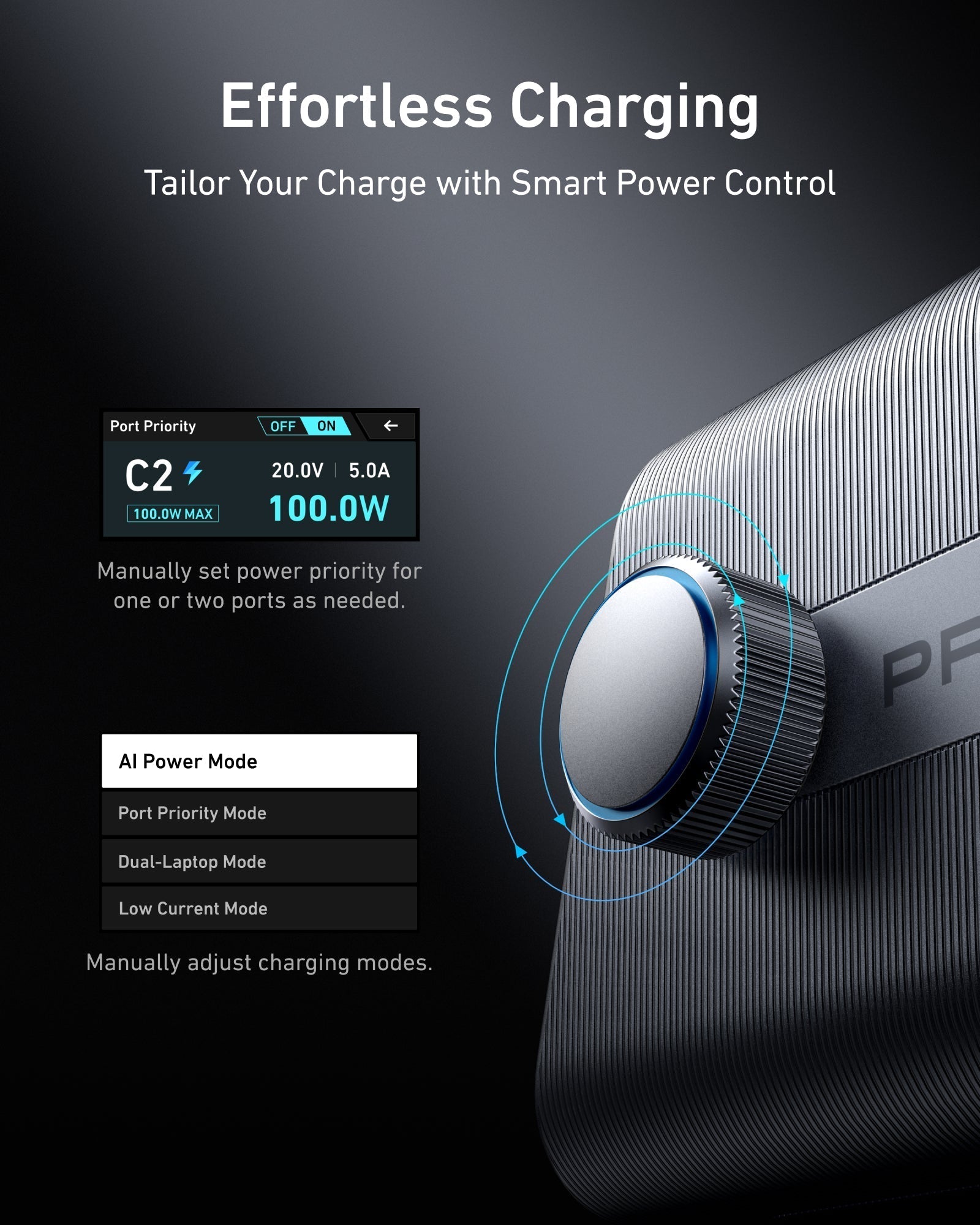 Anker effortless charging with smart power control for Keyword